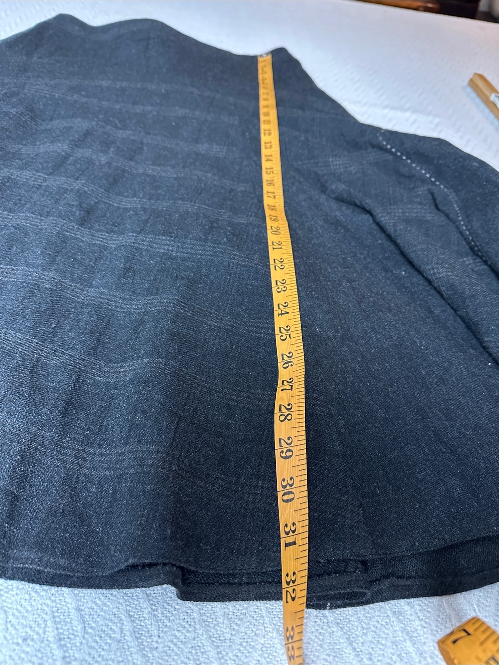 INFINITIF wool blend skirt minimalist A-line Grandmacore peasant - Picture 9 of 13